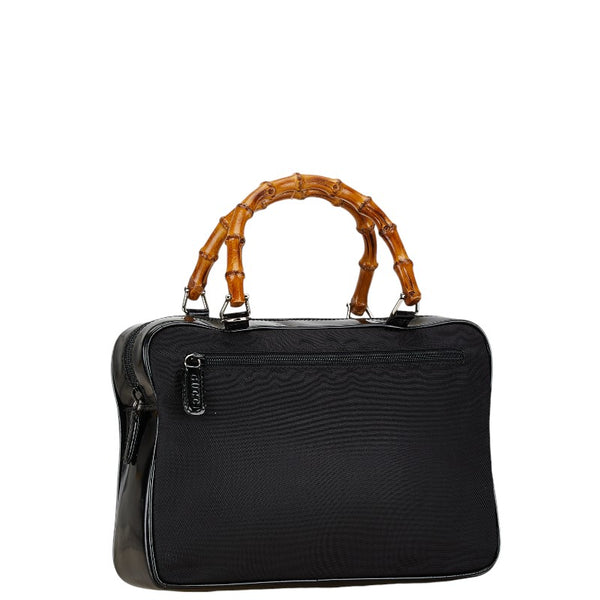グッチ バンブー ハンドバッグ ショルダーバッグ 2WAY 000 2040 0538 ブラック レザー レディース GUCCI 【中古】