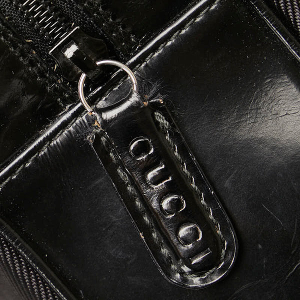 グッチ バンブー ハンドバッグ ショルダーバッグ 2WAY 000 2040 0538 ブラック レザー レディース GUCCI 【中古】