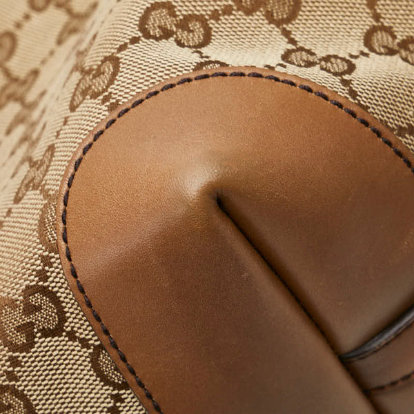 グッチ GGキャンバス トートバッグ ショルダーバッグ 247209 ベージュ キャンバス レザー レディース GUCCI 【中古】