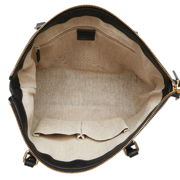 グッチ マイクログッチシマ ハンドバッグ トートバッグ 449656 レザー レディース GUCCI 【中古】