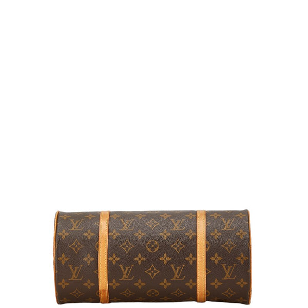 ルイ ヴィトン モノグラム パピヨン30 ハンドバッグ M51385 ブラウン PVC レザー レディース LOUIS VUITTON 【中古】