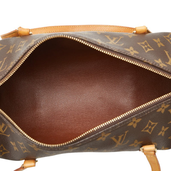 ルイ ヴィトン モノグラム パピヨン30 ハンドバッグ M51385 ブラウン PVC レザー レディース LOUIS VUITTON 【中古】