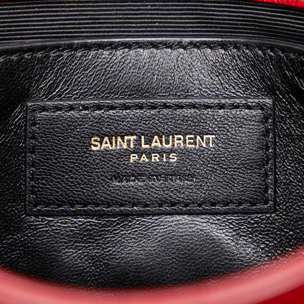 サンローラン KATE ケイト チェーン ショルダーバッグ 354121 レッド レザー レディース SAINT LAURENT 【中古】