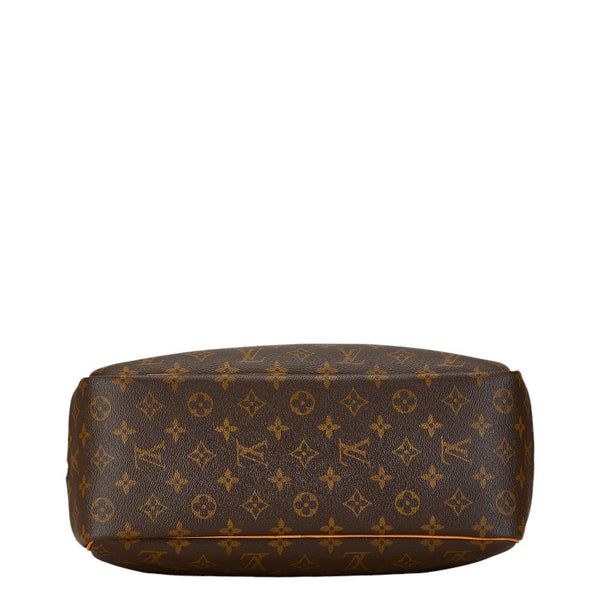 ルイ ヴィトン モノグラム ドーヴィル ハンドバッグ M47270 ブラウン PVC レザー レディース LOUIS VUITTON 【中古】