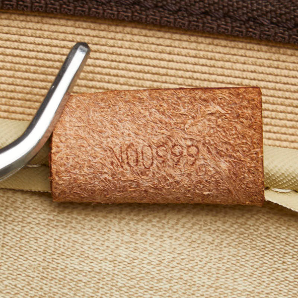ルイ ヴィトン モノグラム ドーヴィル ハンドバッグ M47270 ブラウン PVC レザー レディース LOUIS VUITTON 【中古】