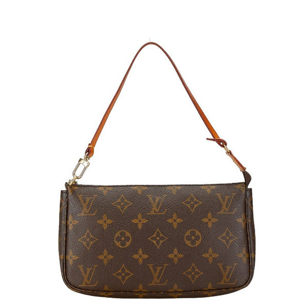 ルイ ヴィトン モノグラム ポシェット アクセソワール ハンドバッグ M51980 ブラウン PVC レザー レディース LOUIS VUITTON 【中古】