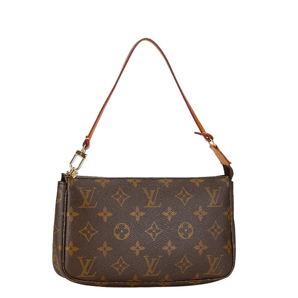 ルイ ヴィトン モノグラム ポシェット アクセソワール ハンドバッグ M51980 ブラウン PVC レザー レディース LOUIS VUITTON 【中古】