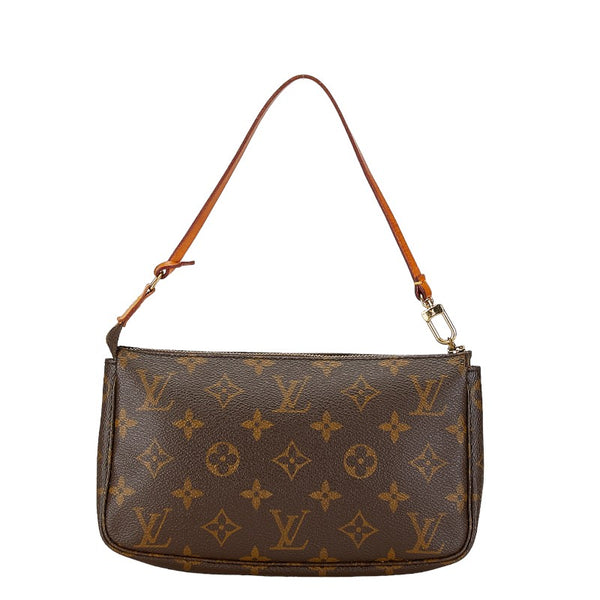 ルイ ヴィトン モノグラム ポシェット アクセソワール ハンドバッグ M51980 ブラウン PVC レザー レディース LOUIS VUITTON 【中古】