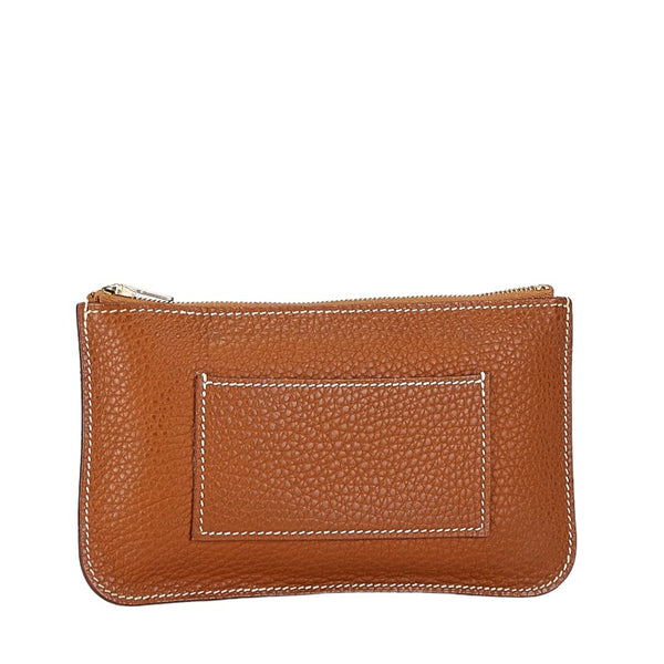 エルメス ポーチ ブラウン トゴ レディース HERMES 【中古】