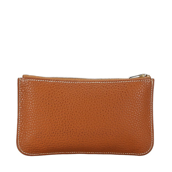 エルメス ポーチ ブラウン トゴ レディース HERMES 【中古】