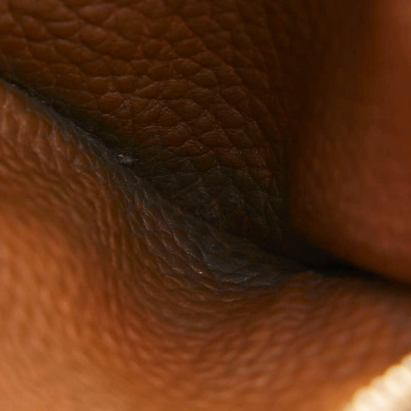 エルメス ポーチ ブラウン トゴ レディース HERMES 【中古】