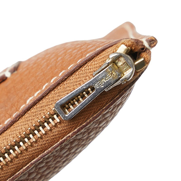 エルメス ポーチ ブラウン トゴ レディース HERMES 【中古】