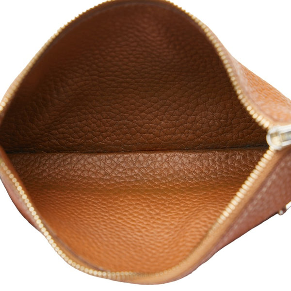 エルメス ポーチ ブラウン トゴ レディース HERMES 【中古】