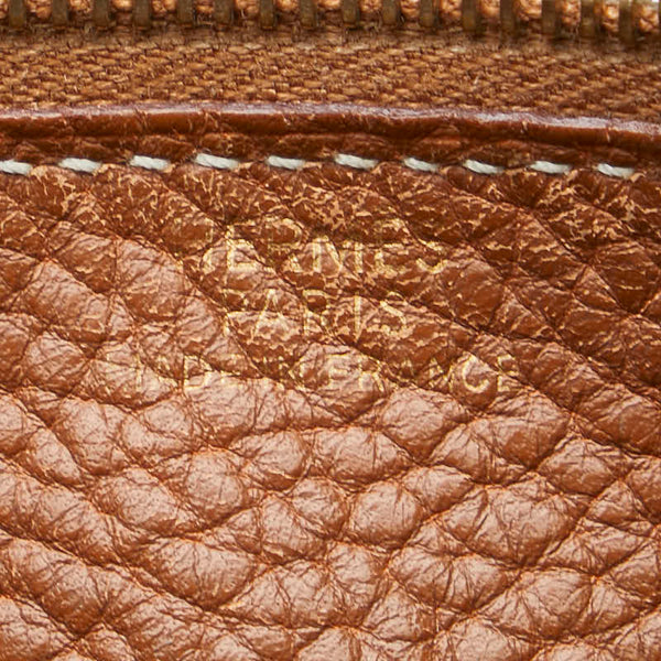 エルメス ポーチ ブラウン トゴ レディース HERMES 【中古】