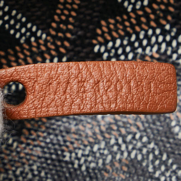 ゴヤール サンルイPM トートバッグ ブラウン ブラック PVC レザー レディース GOYARD 【中古】