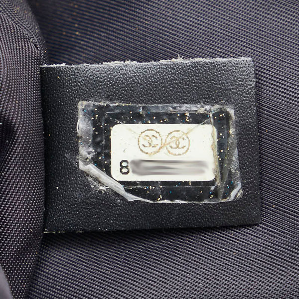 シャネル ニュートラベルライン ショルダーバッグ ブラック ナイロン レザー レディース CHANEL 【中古】