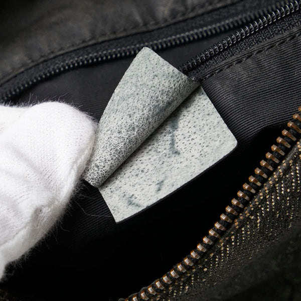 グッチ GGキャンバス ワン ショルダーバッグ 92706 ブラック キャンバス レザー レディース GUCCI 【中古】