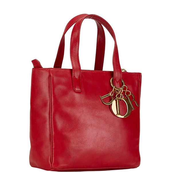 ディオール ハンドバッグ ショルダーバッグ 2WAY レッド レザー レディース Dior 【中古】