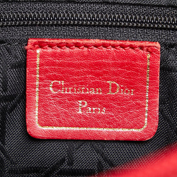 ディオール ハンドバッグ ショルダーバッグ 2WAY レッド レザー レディース Dior 【中古】