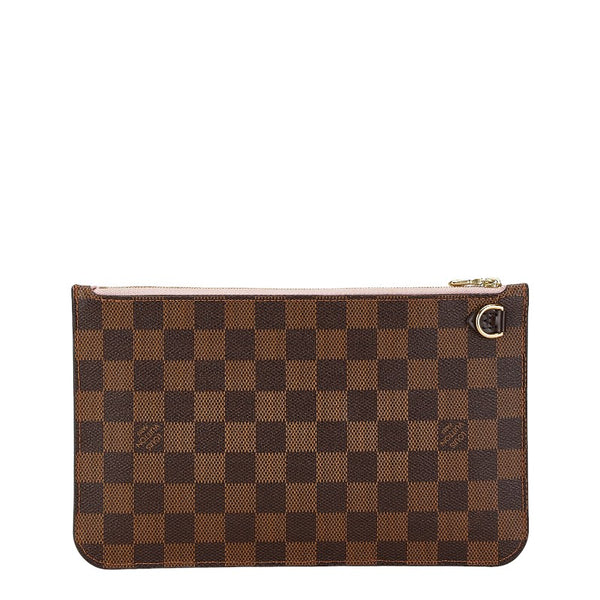 ルイ ヴィトン ダミエ ポーチ ブラウン ローズバレリーヌ PVC レディース LOUIS VUITTON 【中古】