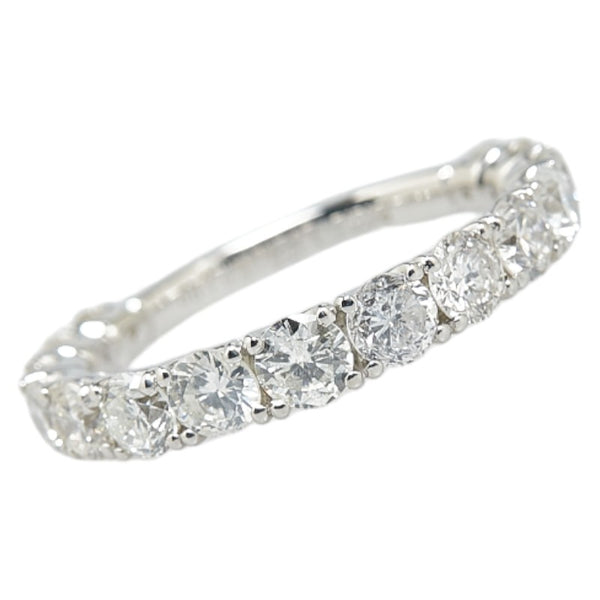 Pt950 プラチナ ダイヤ2.00ct ラインストーン リング 指輪 レディース 12号 【中古】