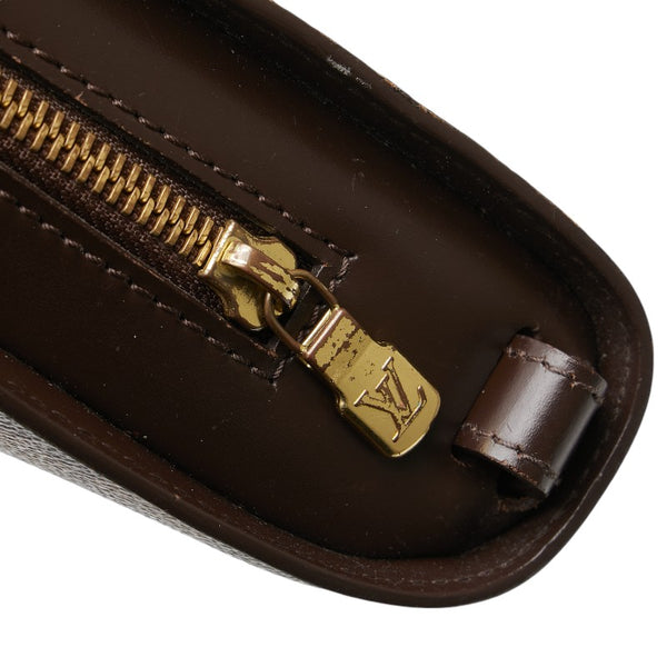 ルイ ヴィトン ダミエ サンルイ セカンドバッグ N51993 ブラウン PVC レザー レディース LOUIS VUITTON 【中古】