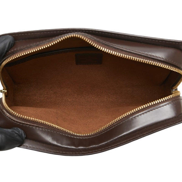 ルイ ヴィトン ダミエ サンルイ セカンドバッグ N51993 ブラウン PVC レザー レディース LOUIS VUITTON 【中古】