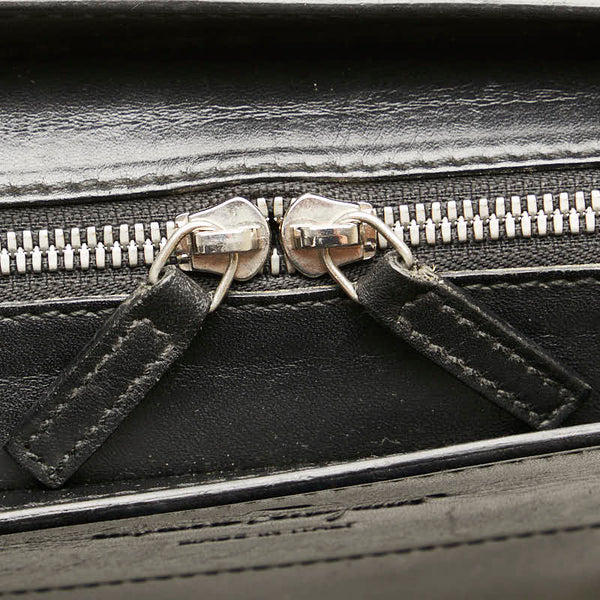 サルヴァトーレフェラガモ ビジネスバッグ ブラック レザー レディース Salvatore Ferragamo 【中古】