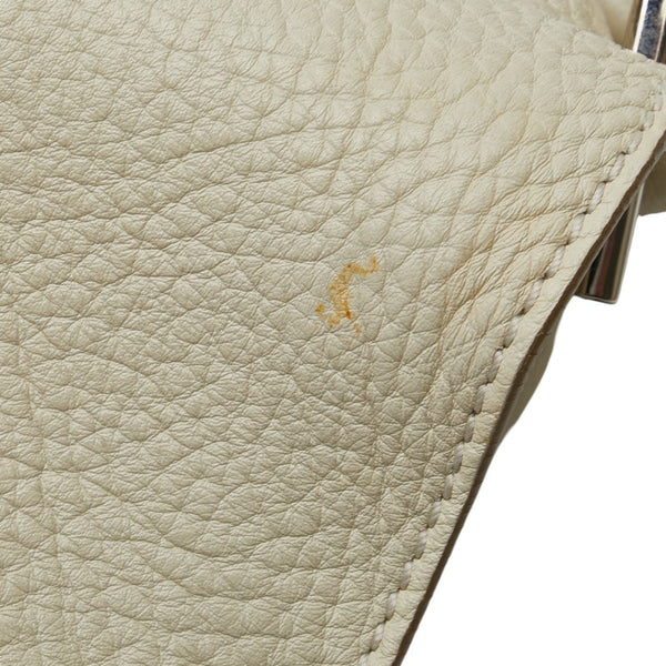 サルヴァトーレフェラガモ ガンチーニ ハンドバッグ ショルダーバッグ 2WAY ホワイト レザー レディース Salvatore Ferragamo 【中古】