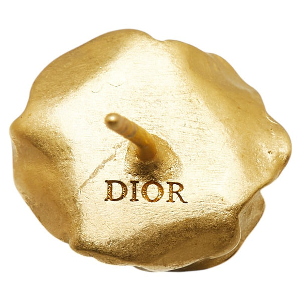 ディオール トライバル フェイクパール ローズ ピアス ゴールド メッキ レディース Dior 【中古】
