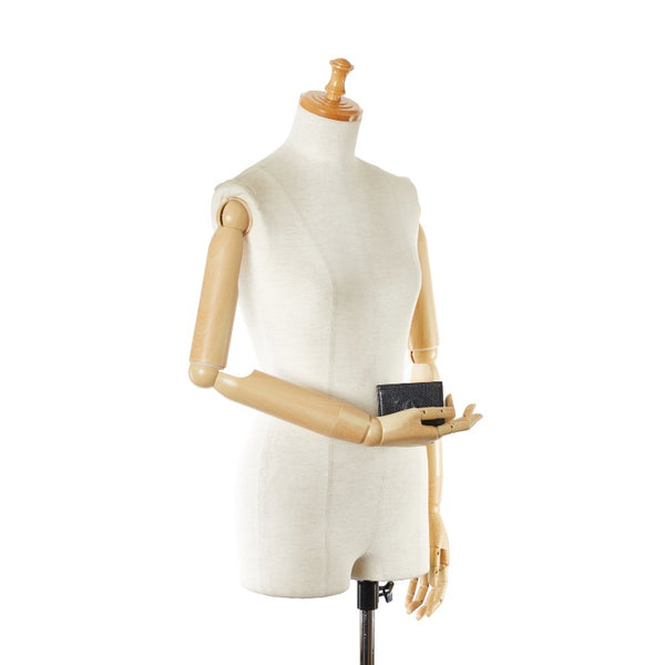 シャネル ココマーク カードケース 名刺入れ ブラック キャビアスキン レディース CHANEL 【中古】