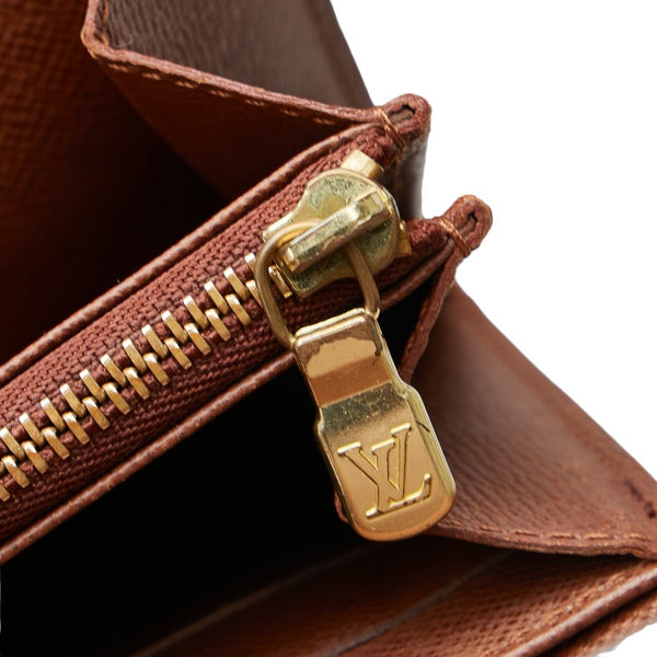 ルイ ヴィトン モノグラム ポルトフォイユ サラ 長財布 M61726 ブラウン PVC レザー レディース LOUIS VUITTON 【中古】
