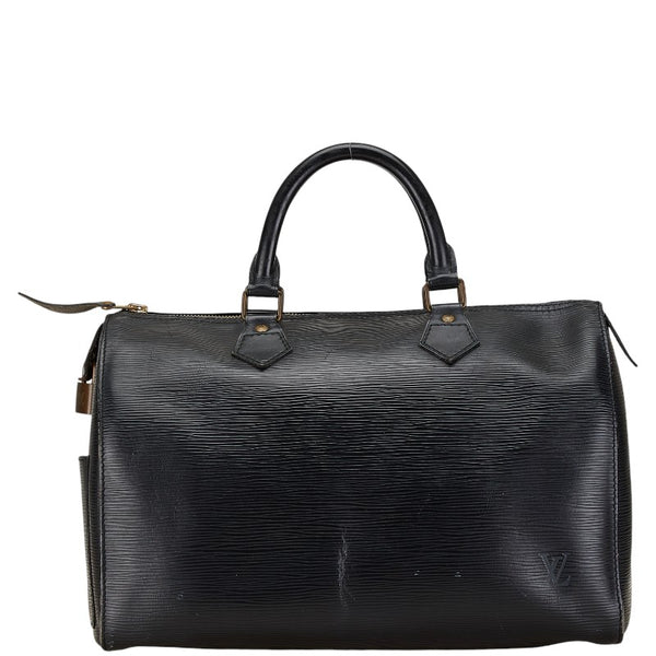 ルイ ヴィトン エピ スピーディ35 ハンドバッグ ボストンバッグ M42992 ノワール ブラック レザー レディース LOUIS VUITTON 【中古】