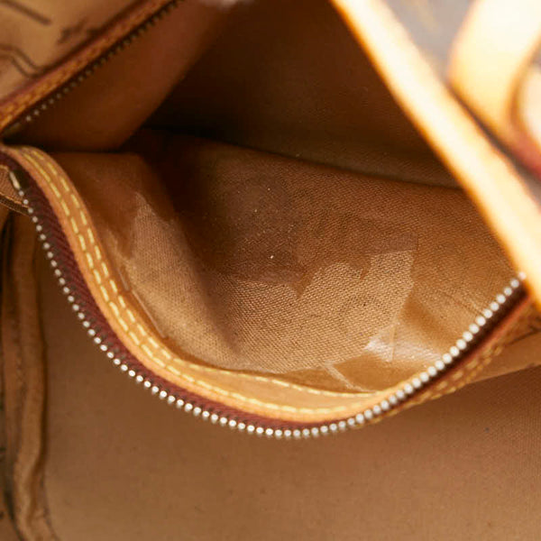 ルイ ヴィトン モノグラム ネヴァーフルPM ハンドバッグ トートバッグ M40155 ブラウン PVC レザー レディース LOUIS VUITTON 【中古】