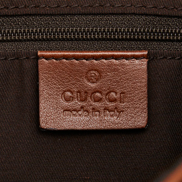 グッチ GGキャンバス スーキー トートバッグ 211944 ベージュ ブラウン キャンバス レザー レディース GUCCI 【中古】