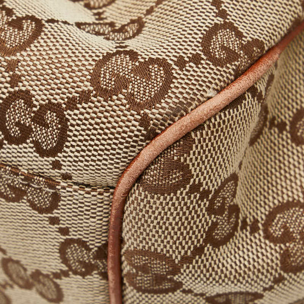 グッチ GGキャンバス スーキー トートバッグ 211944 ベージュ ブラウン キャンバス レザー レディース GUCCI 【中古】