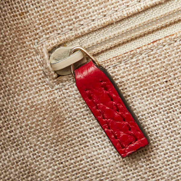 グッチ インターロッキングG ハンドバッグ ショルダーバッグ 2WAY 449659 レッド レザー レディース GUCCI 【中古】