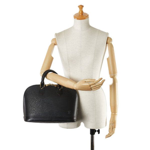 ルイ ヴィトン エピ アルマPM ハンドバッグ M40302 ノワール ブラック レザー レディース LOUIS VUITTON 【中古】
