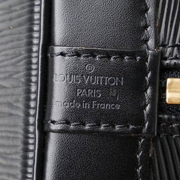 ルイ ヴィトン エピ アルマPM ハンドバッグ M40302 ノワール ブラック レザー レディース LOUIS VUITTON 【中古】