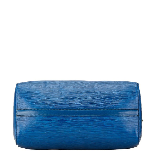 ルイ ヴィトン エピ スピーディ35 ボストンバッグ ハンドバッグ M42995 トレドブルー レザー レディース LOUIS VUITTON 【中古】