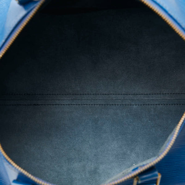 ルイ ヴィトン エピ スピーディ35 ボストンバッグ ハンドバッグ M42995 トレドブルー レザー レディース LOUIS VUITTON 【中古】
