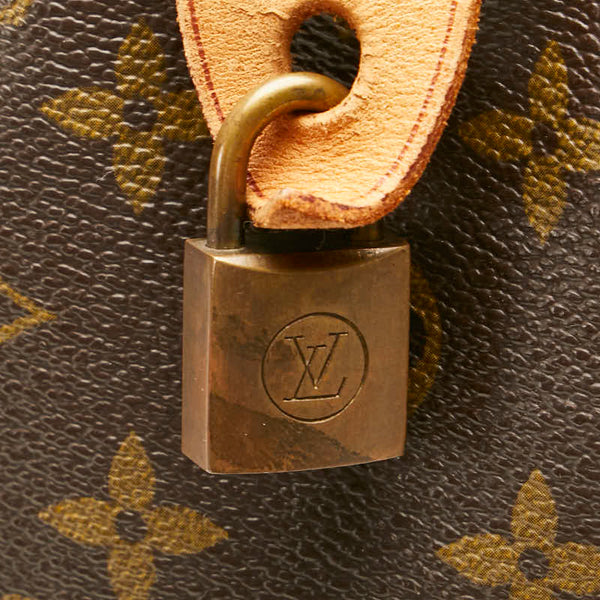 ルイ ヴィトン モノグラム スピーディ35 ハンドバッグ M41524 ブラウン PVC レザー レディース LOUIS VUITTON 【中古】