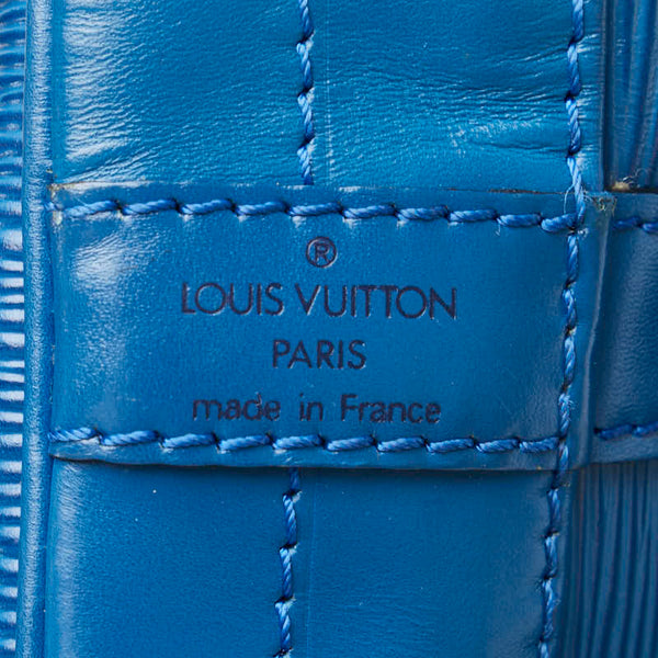 ルイ ヴィトン エピ ノエ ショルダーバッグ M44005 トレドブルー レザー レディース LOUIS VUITTON 【中古】