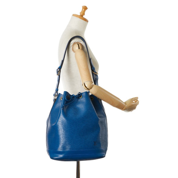 ルイ ヴィトン エピ ノエ ショルダーバッグ M44005 トレドブルー レザー レディース LOUIS VUITTON 【中古】