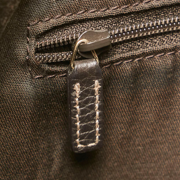 グッチ GGクリスタル ダブルG ショルダーバッグ 339553 ベージュ ブラウン PVC レザー レディース GUCCI 【中古】