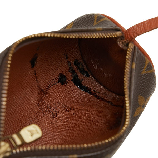 ルイ ヴィトン モノグラム パピヨン30 ハンドバッグ M51385 ブラウン PVC レザー レディース LOUIS VUITTON 【中古】