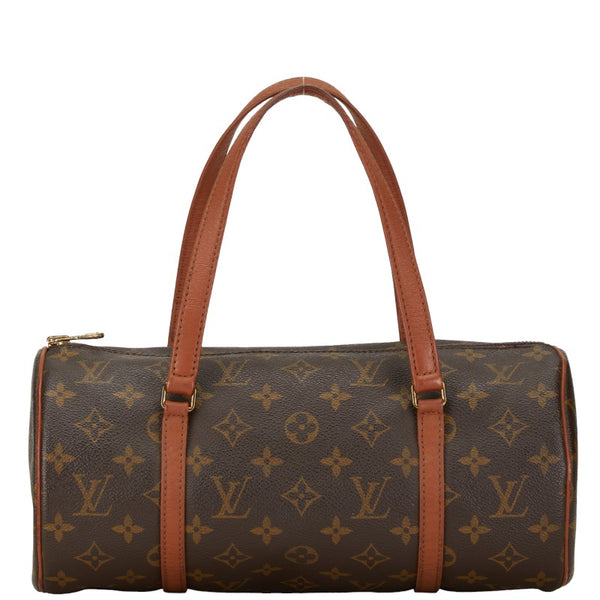 ルイ ヴィトン モノグラム パピヨン30 ハンドバッグ M51385 ブラウン PVC レザー レディース LOUIS VUITTON 【中古】