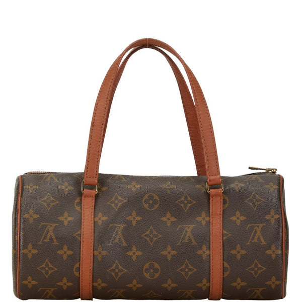 ルイ ヴィトン モノグラム パピヨン30 ハンドバッグ M51385 ブラウン PVC レザー レディース LOUIS VUITTON 【中古】