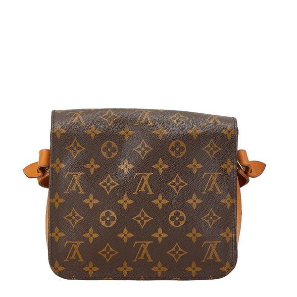 ルイ ヴィトン モノグラム カルトシエールMM 斜め掛け ショルダーバッグ M51253 ブラウン PVC レザー レディース LOUIS VUITTON 【中古】