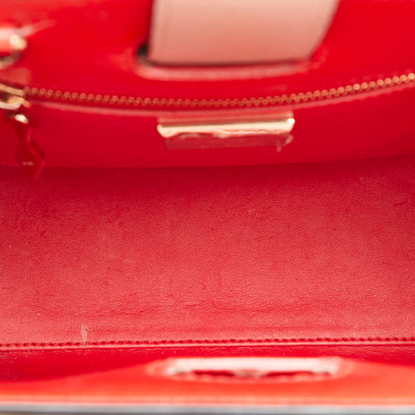 クリスチャンルブタン スタッズ パロマ スモール ハンドバッグ ショルダーバッグ 2WAY ピンク レザー パテントレザー レディース Christian Louboutin 【中古】